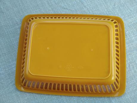 Retro košíček - žltý, 