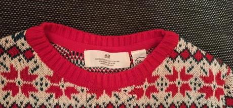 Hm vianocny sveter 122-128, h&m,128