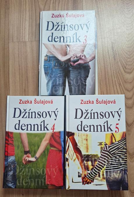 Knihy džinsový denník 3,4,5,