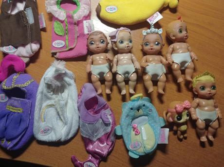 Baby born minibábika 6 ks+opicka,