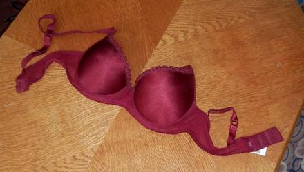 Bordová push up podprsenka zn. bellinda,veľkosť 75, bellinda,75a