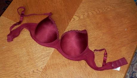 Bordová push up podprsenka zn. bellinda,veľkosť 75, bellinda,75a