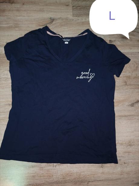 Tričko s pyžama, l