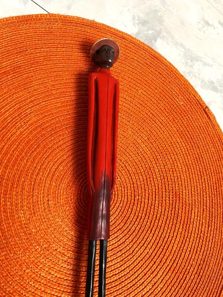 Drevená etno soška, 