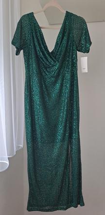 Nové plesové šaty velk.42, 42