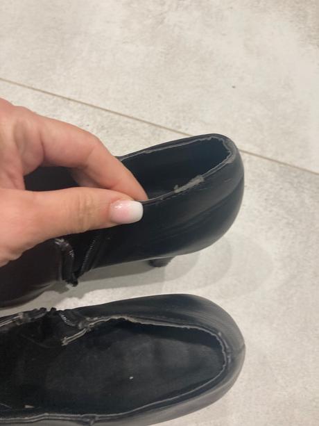 Kotnikove cizmy cierne, 37