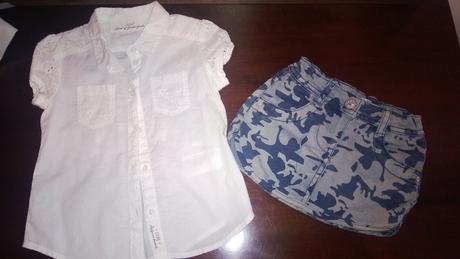 Riflová suknička, terranova,92