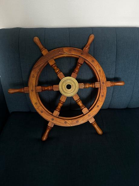 Námornicka dekorácia - kormidlo, 