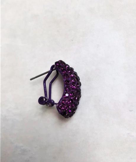 Štrasové náušnice/gondolky, 