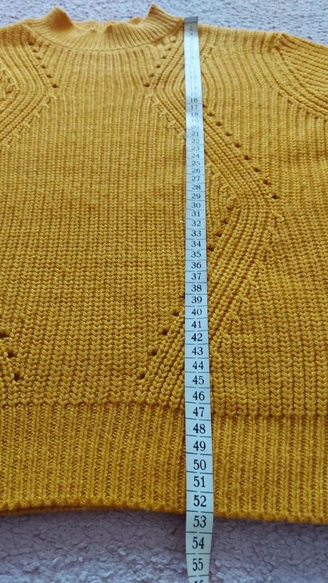 Pulóver horčicovej farby č.146/152, 146
