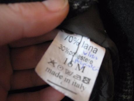 Hnedý károvaný kabát na zimu, s/m, 36/38, s