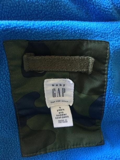 Chlapcenska vesta, gap,110