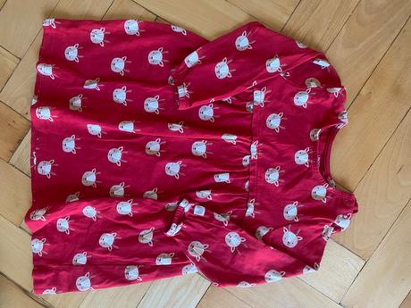 Červené šaty lindex, lindex,86