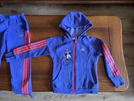 Teplejšia súprava adidas minnie disney 122/128, adidas,122