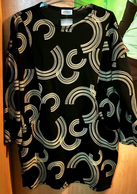 Predĺžená tunika na boku s vreckami, 42 - xxxl