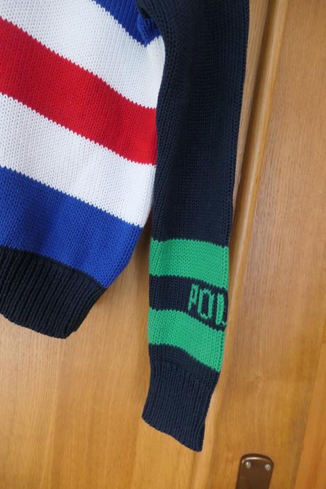 Ralph lauren original luxusny bavlneny sveter s/m, ralph lauren,m / s