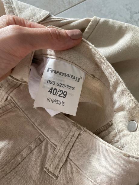 Ľanove capri nohavice, 40