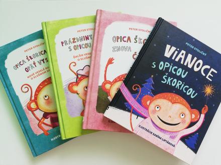Knihy opica škorica - peter stoličný,