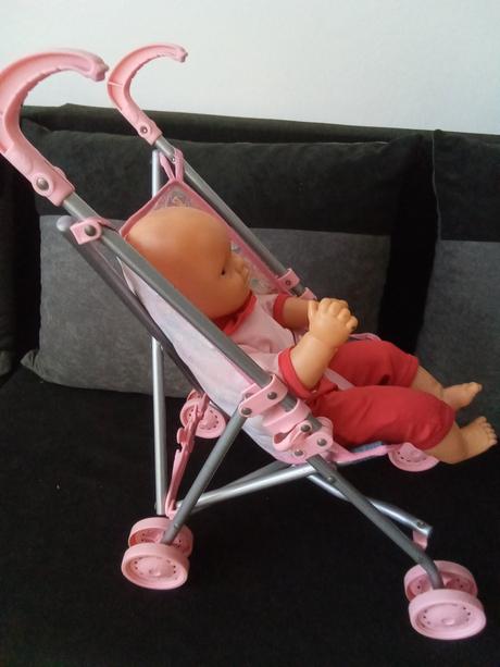 Kočík baby born s bábikou,