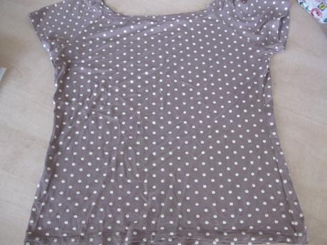 Dámske bodkované tričko, m, m