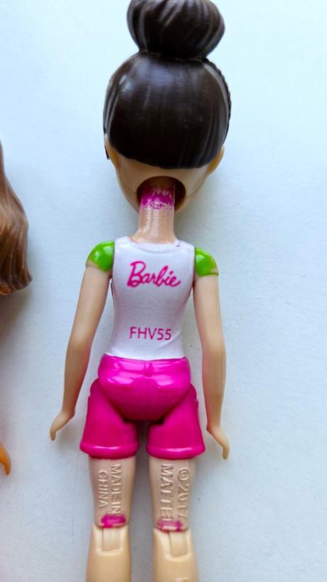 Mini babika barbie fhv55 on the go, 2017, mattel,