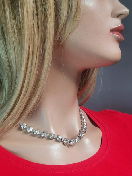 Bijou brigitte - náhrdelník s leštených kryštálov, bijou brigitte
