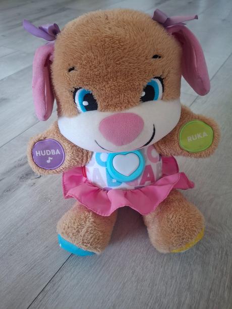 Fisher price hovoriaca psíkova sestrička sk,