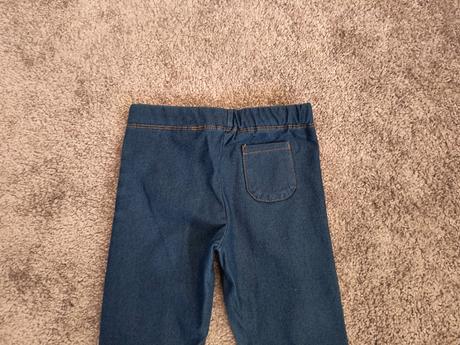 Tenšie jegginsy, h&m,110