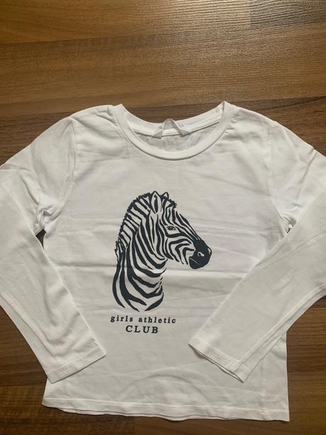 Tricko so zebrou, mango,128