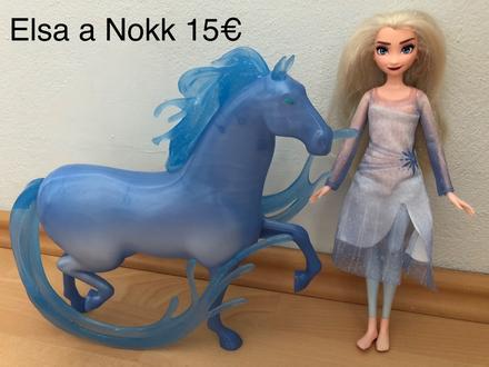 Bábika elsa a jej kôň nook (ľadové kráľovstvo),