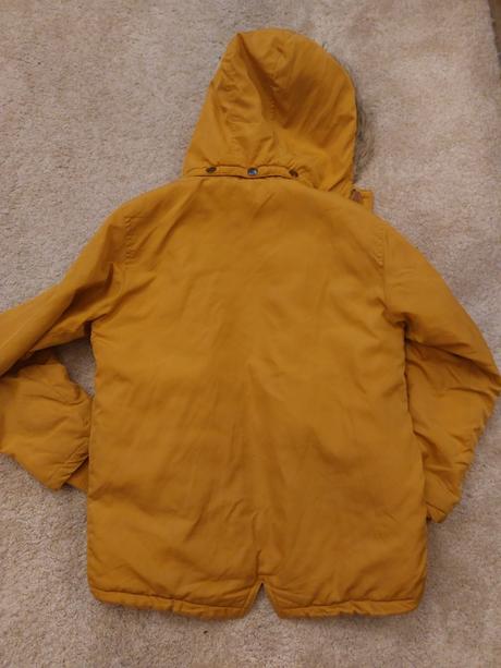 Žltá bunda 158/164, tchibo,158