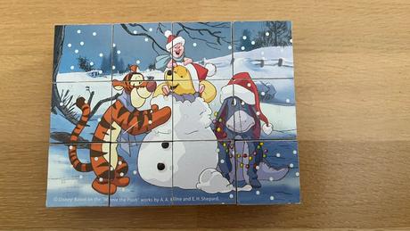 Drevené kocky macko pu,