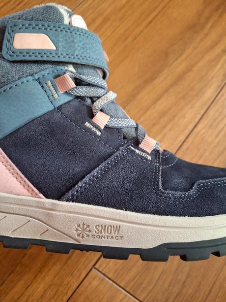 Topánky na zimu- kožené, quechua,34