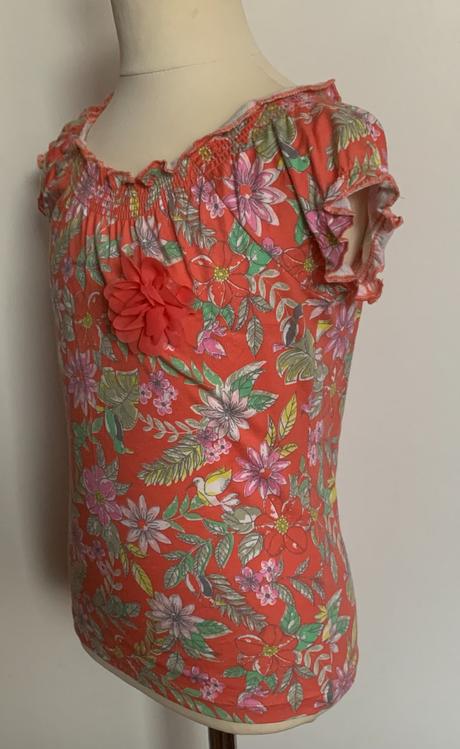 Tu kvietkované tričko s visačkou, tu,98