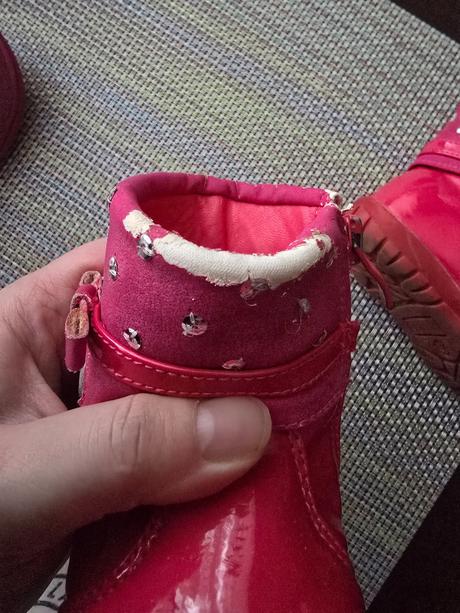 3x ružové čižmičky, 21