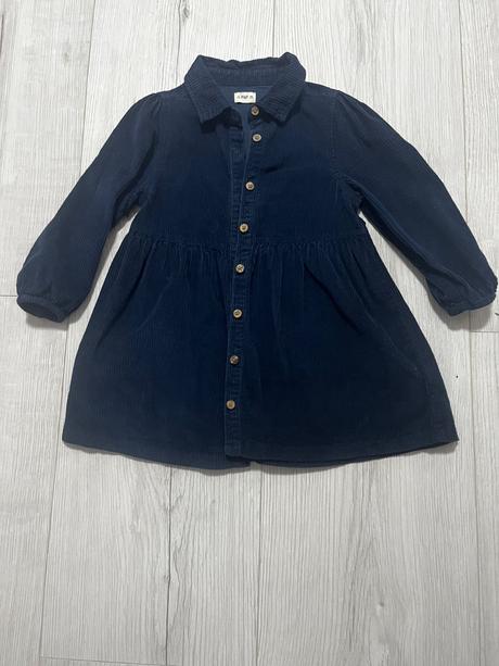 Tmavomodré šaty na gombiky, f&f,110