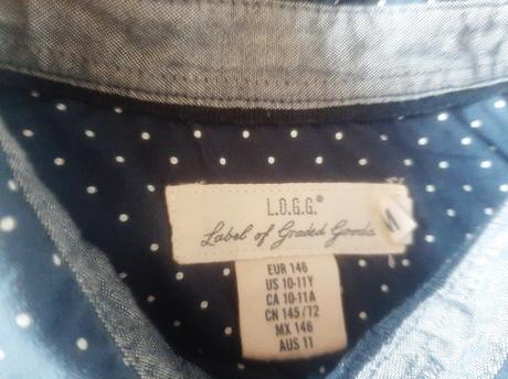 Košela  146-10-11 rokov s poštou., h&m,146
