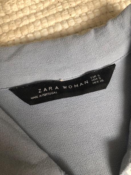 Modrá košeľa/ blúzka zara, zara,s