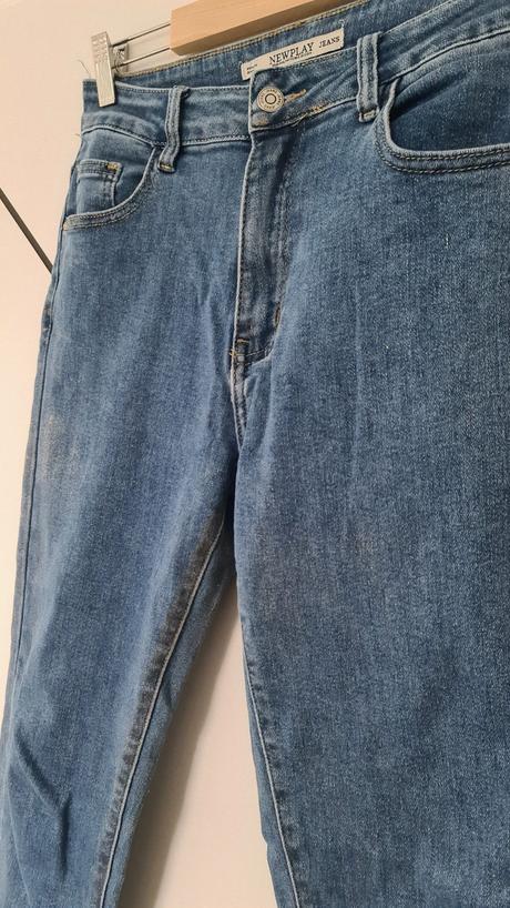 Denim rifle so zlatým odleskom, new play m, m