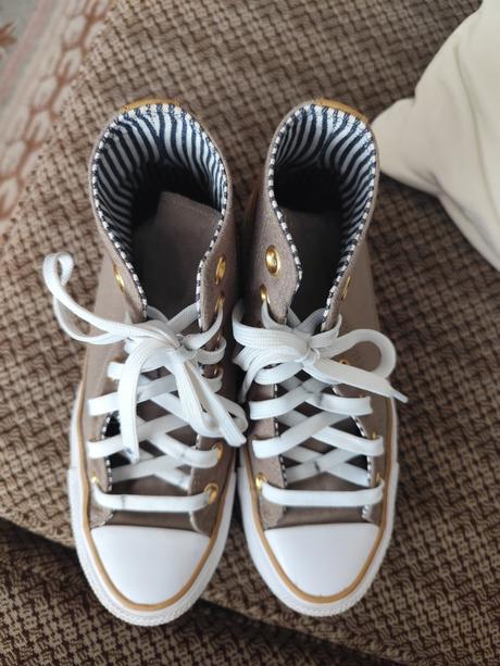 Hnedo -zlaté converse, converse,35