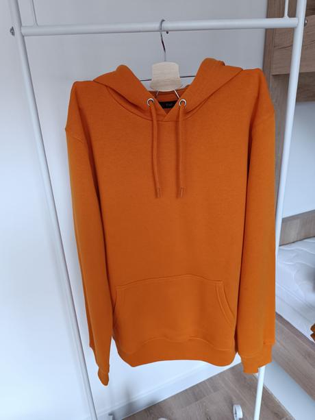 Pánska sýto oranžová mikina s kapucňou f&f, f&f,s