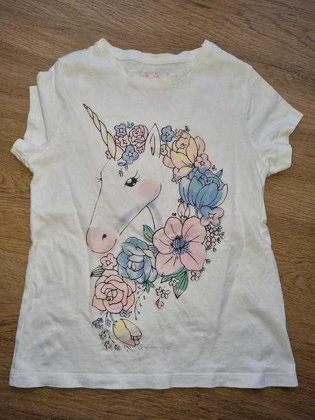 Tricko jednorozec f&f 122/128, f&f,122