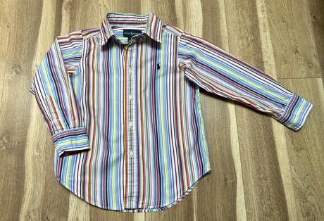 Pásikavá košeľa ralph lauren 4 roky, ralph lauren,104