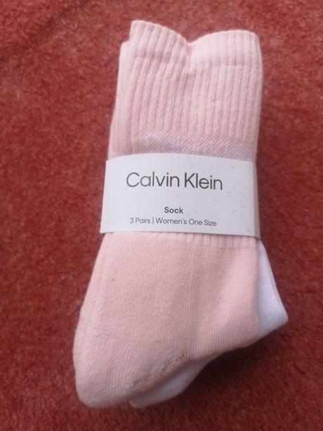 Calvin klein dámske ponožky 3 páry veľkosť 37-41, calvin klein,37 / 38 / 39 / 40 / 42
