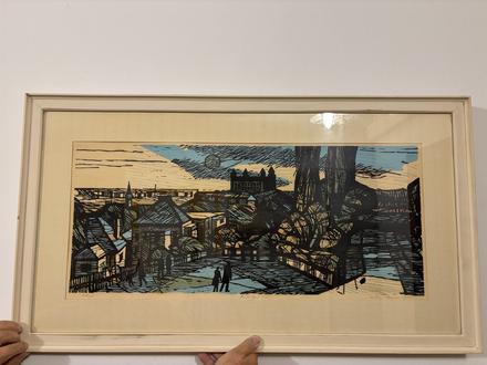 Obraz bratislava 1982 grafika, 