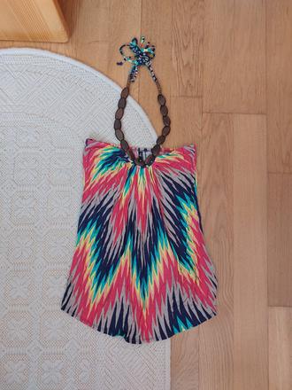 Farebné tielko s korálkami, veľ. m, m