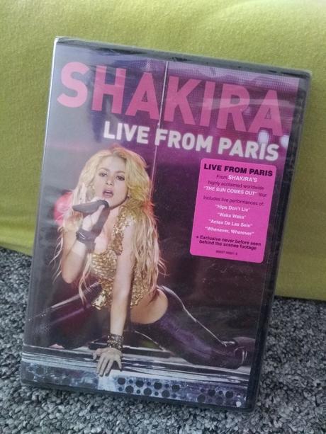 Dvd shakira - live from paris, 