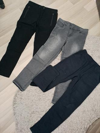 3x chlapčenské nohavice, 164