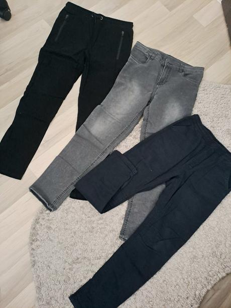 3x chlapčenské nohavice, 164