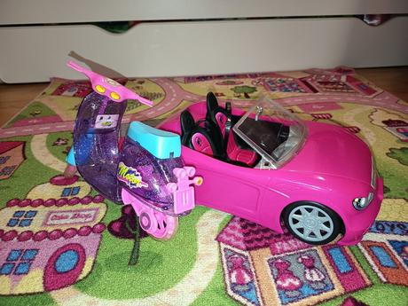 Barbie kabriolet a skúter, 
